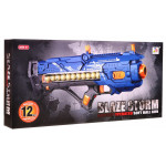 Blaze Storm - veľká automatická pištoľ + 12 guličiek - modrá